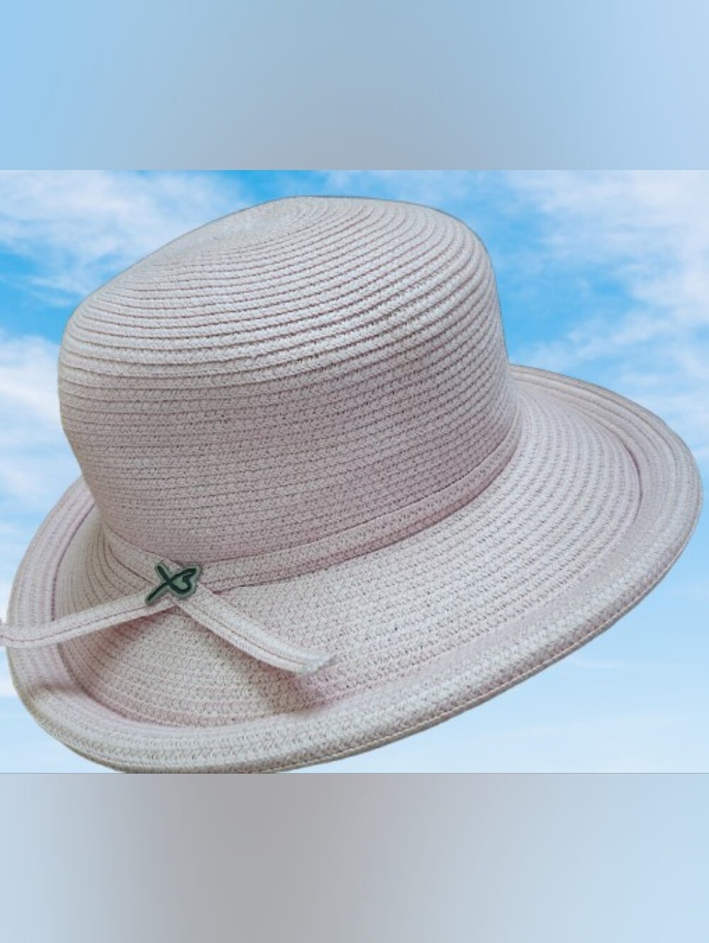 Betmar Blush Pink Woven Sun Hat